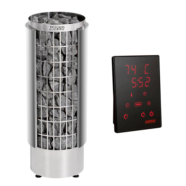 Harvia Cilindro 8 Electric Sauna Heater - Serene Steam & Sauna
