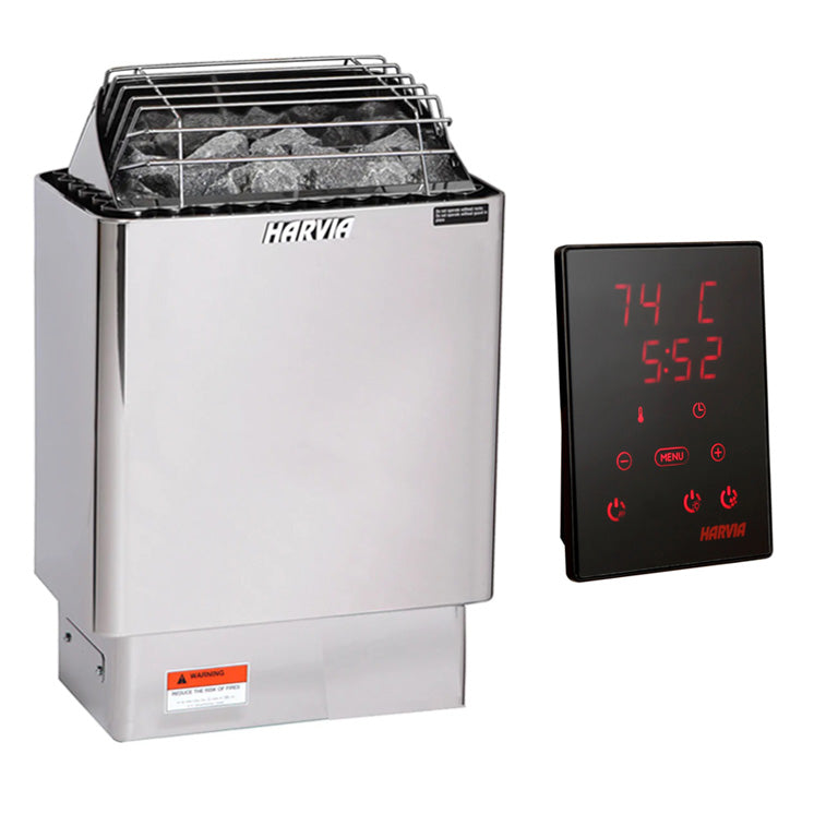 Harvia KIP-80W Electric Sauna Heater - Serene Steam & Sauna
