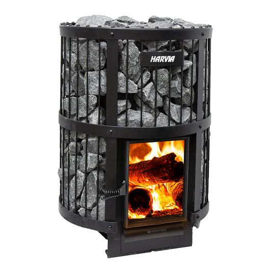 Harvia Legend 240 Greenflame Woodburning Sauna Stove - Serene Steam & Sauna