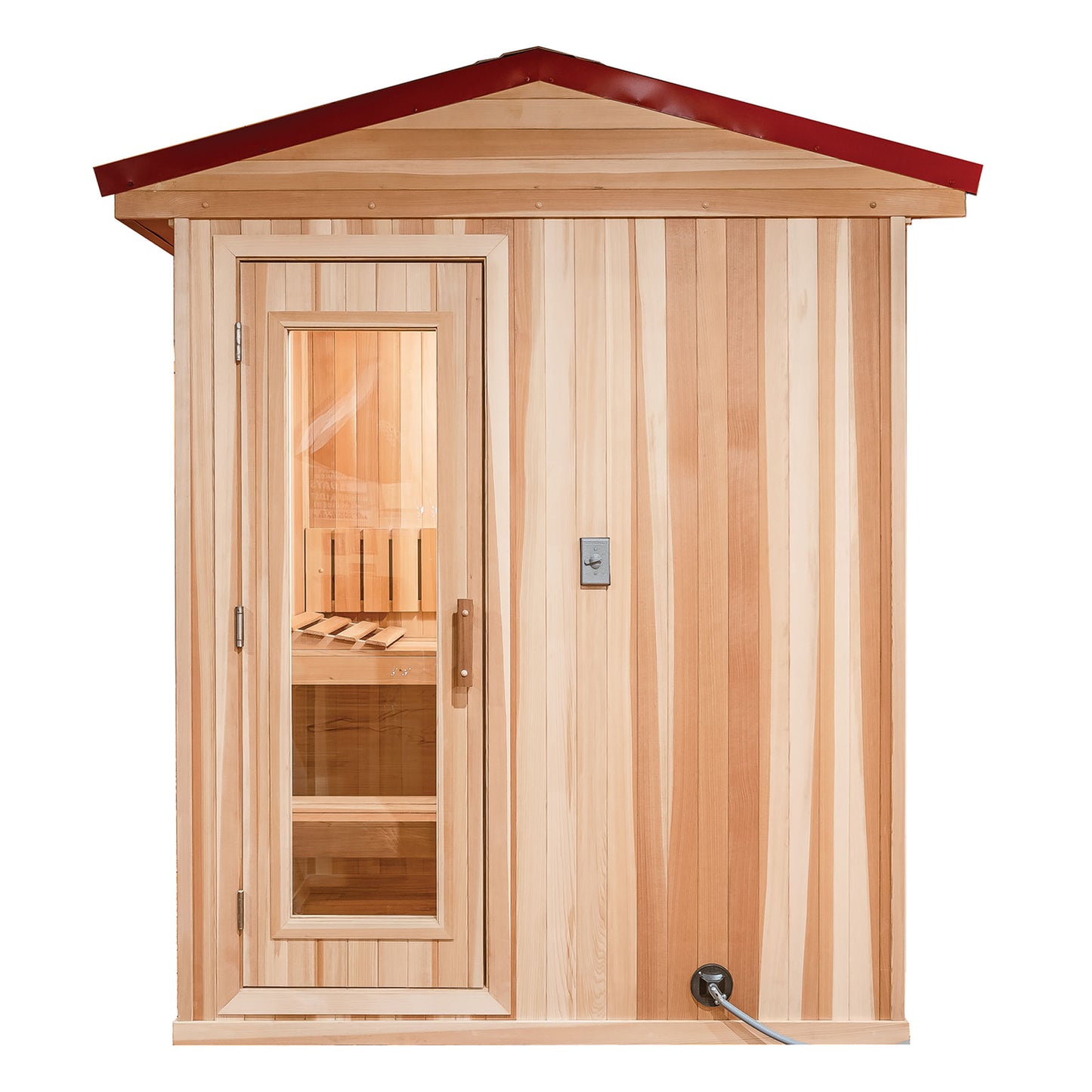 4' x 4' x 7' Tranquility Standard Outdoor Sauna