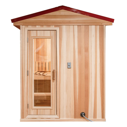 5' x 7' x 7' Tranquility Standard Outdoor Sauna