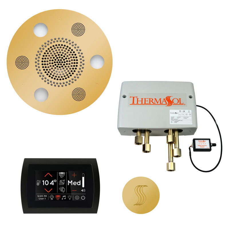 ThermaSol Round Total Wellness Steam Package with SignaTouch Control - Serene Steam & Sauna