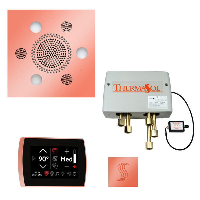 ThermaSol Square Total Wellness Steam Package with SignaTouch Control - Serene Steam & Sauna