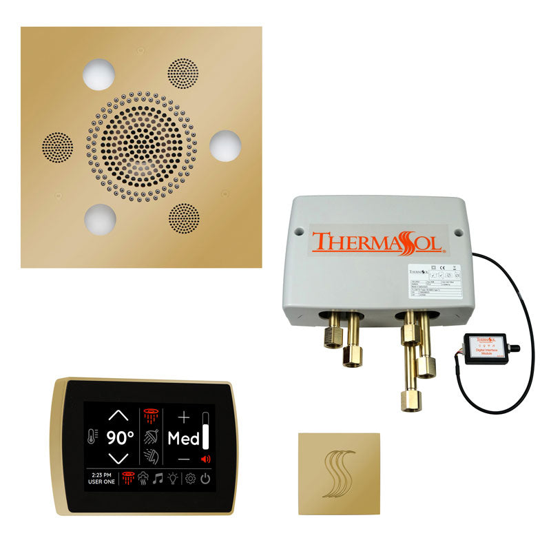 ThermaSol Square Total Wellness Steam Package with SignaTouch Control - Serene Steam & Sauna