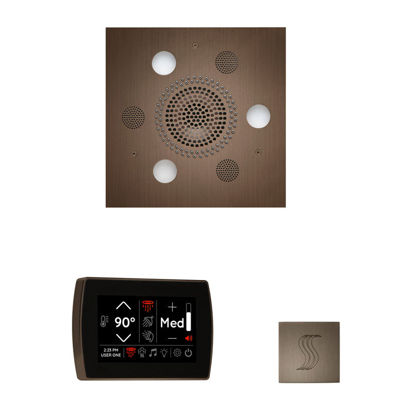 ThermaSol Square Wellness Steam Package with SignaTouch Control - Serene Steam & Sauna