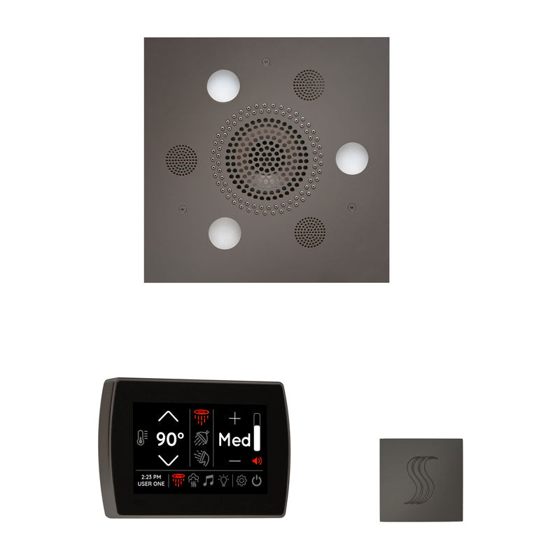 ThermaSol Square Wellness Steam Package with SignaTouch Control - Serene Steam & Sauna