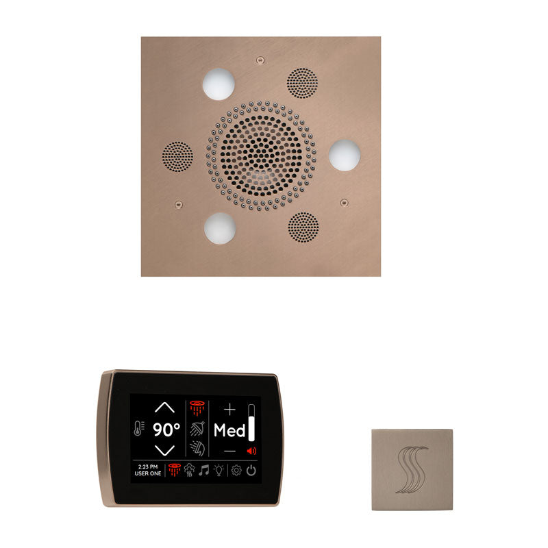 ThermaSol Square Wellness Steam Package with SignaTouch Control - Serene Steam & Sauna